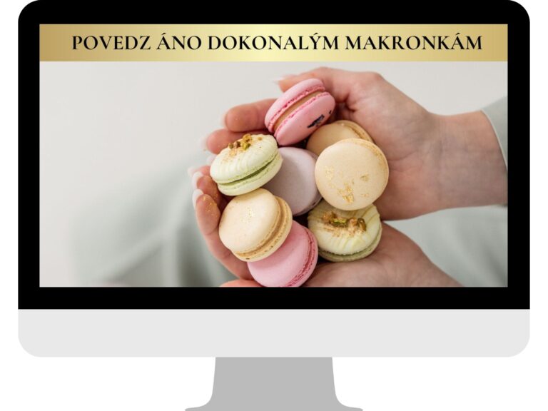 Romana Horníková Princess cakes webinár povedz áno dokonalým makronkám